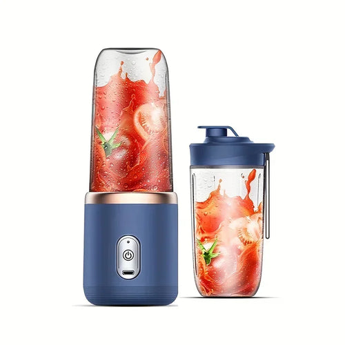 6 Blade 400ML Portable Blender Electric Juicer Cup for Travel Portable Juicer Mixer Usb Fresh Fruit Juice Blender Smoothie